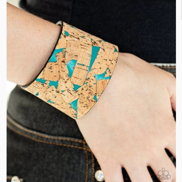 Cork Congo Blue Bracelet